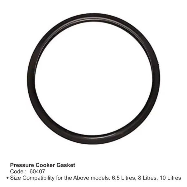 Prestige Deluxe Stainless Steel Senior Pressure Cooker Gasket 6.5L TO 10L - Image 2