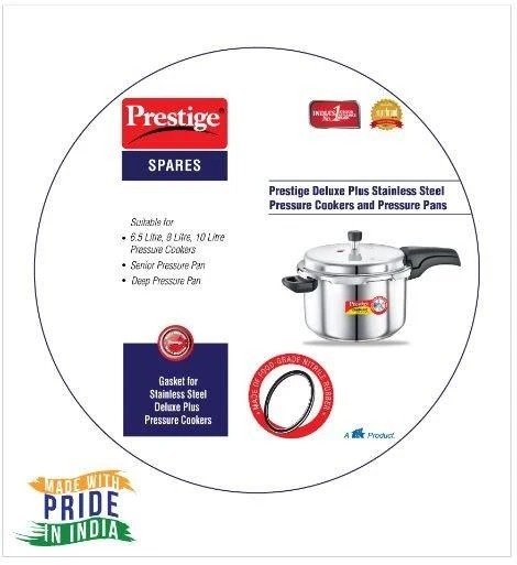 Prestige Deluxe Stainless Steel Senior Pressure Cooker Gasket 6.5L TO 10L - Image 3