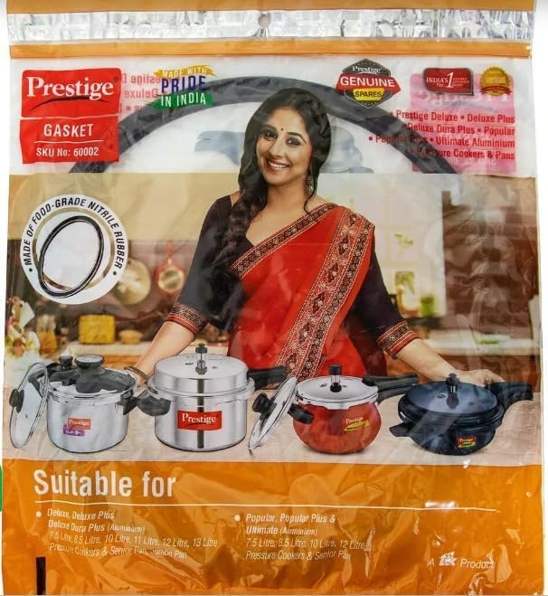 PRESTIGE ALUMINIAM PRESSURE COOKER GASKET 7.5-LITER TO 12-LITER